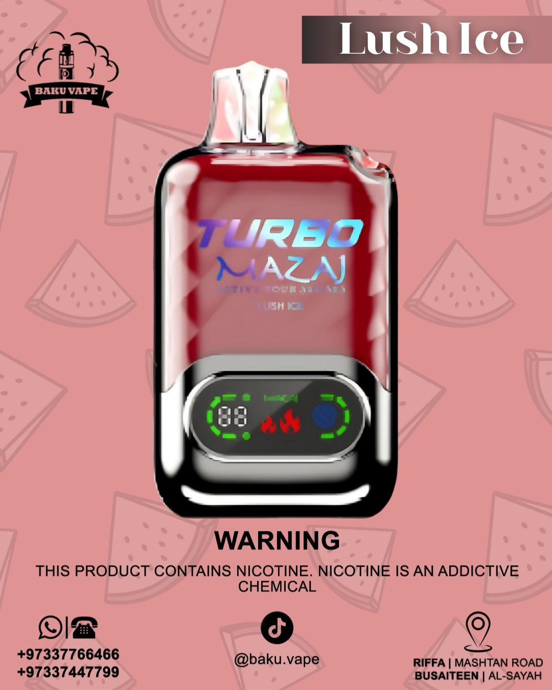 Mazaj Turbo 15000 Disposable Pod Device