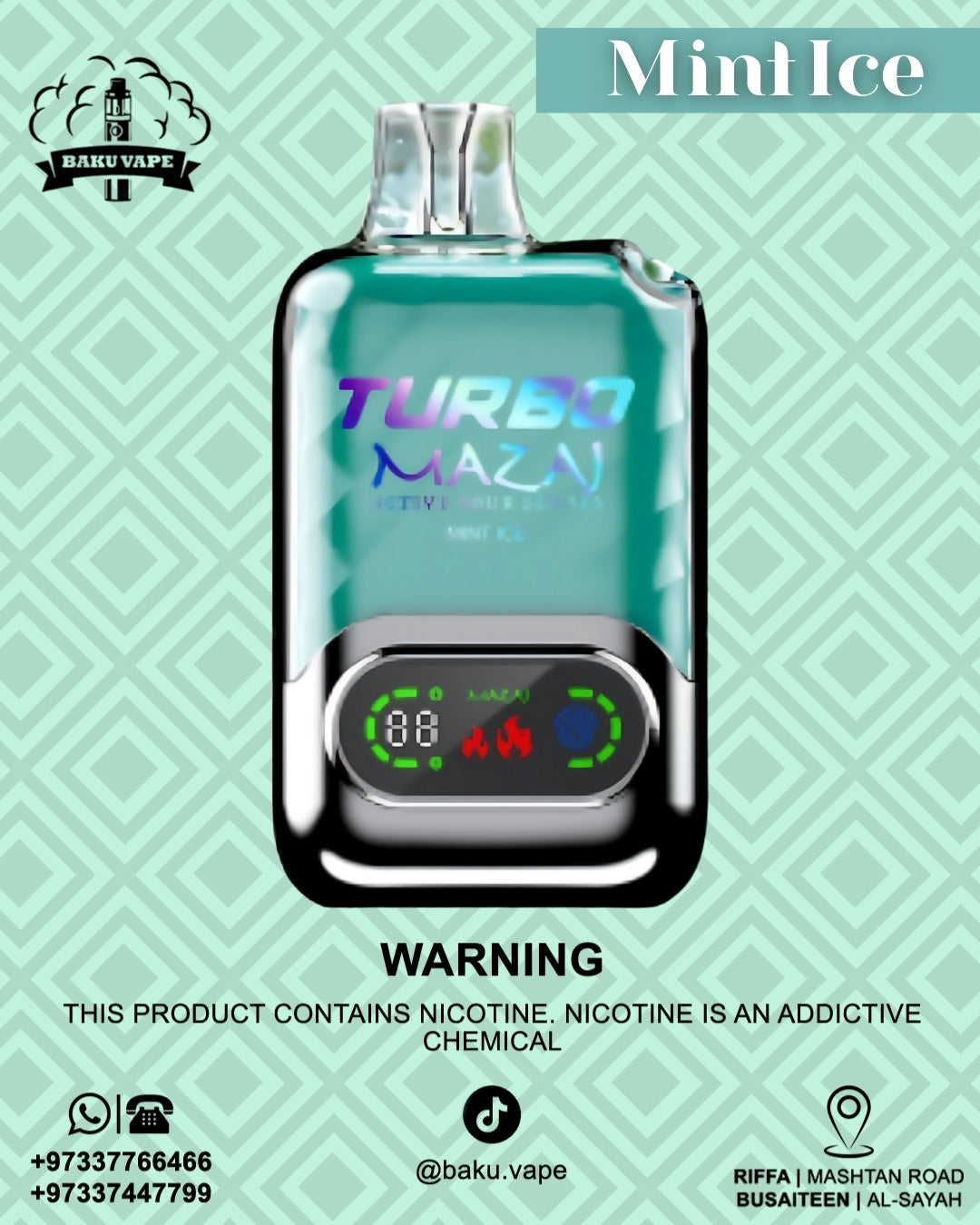 Mazaj Turbo 15000 Disposable Pod Device