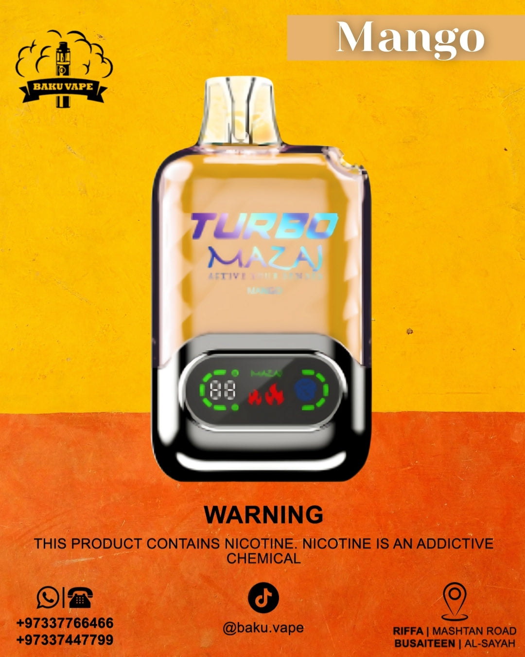 Mazaj Turbo 15000 Disposable Pod Device