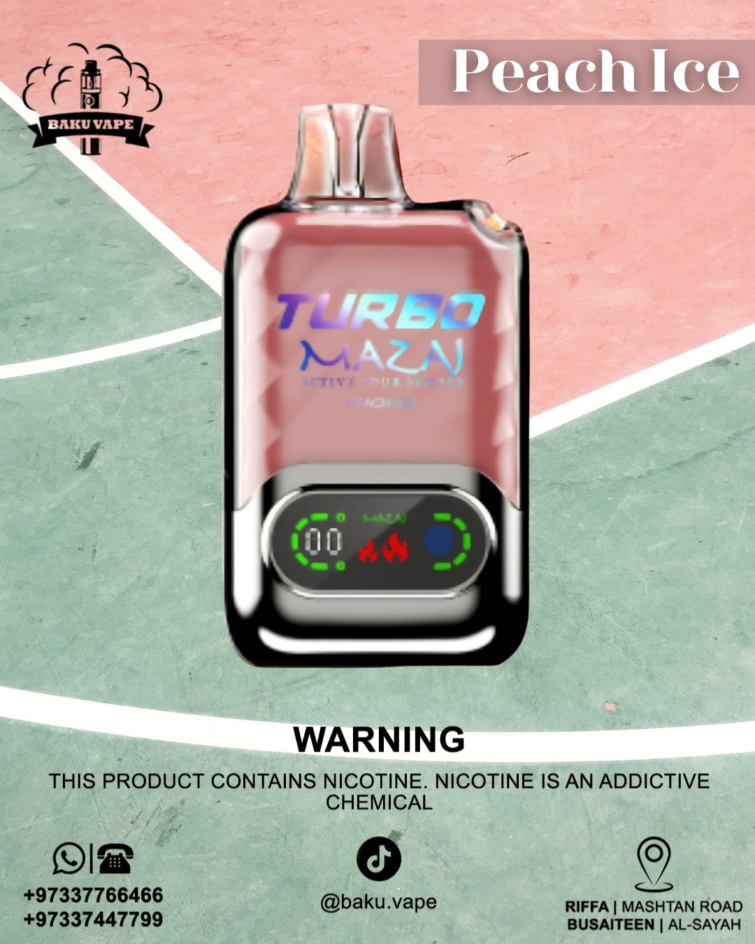 Mazaj Turbo 15000 Disposable Pod Device