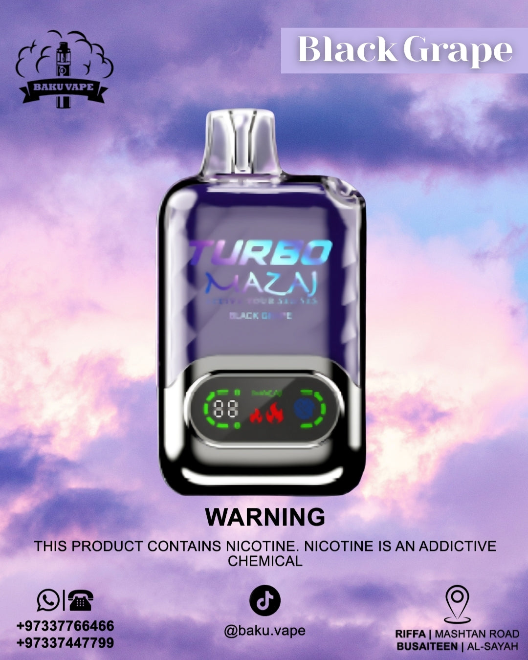 Mazaj Turbo 15000 Disposable Pod Device