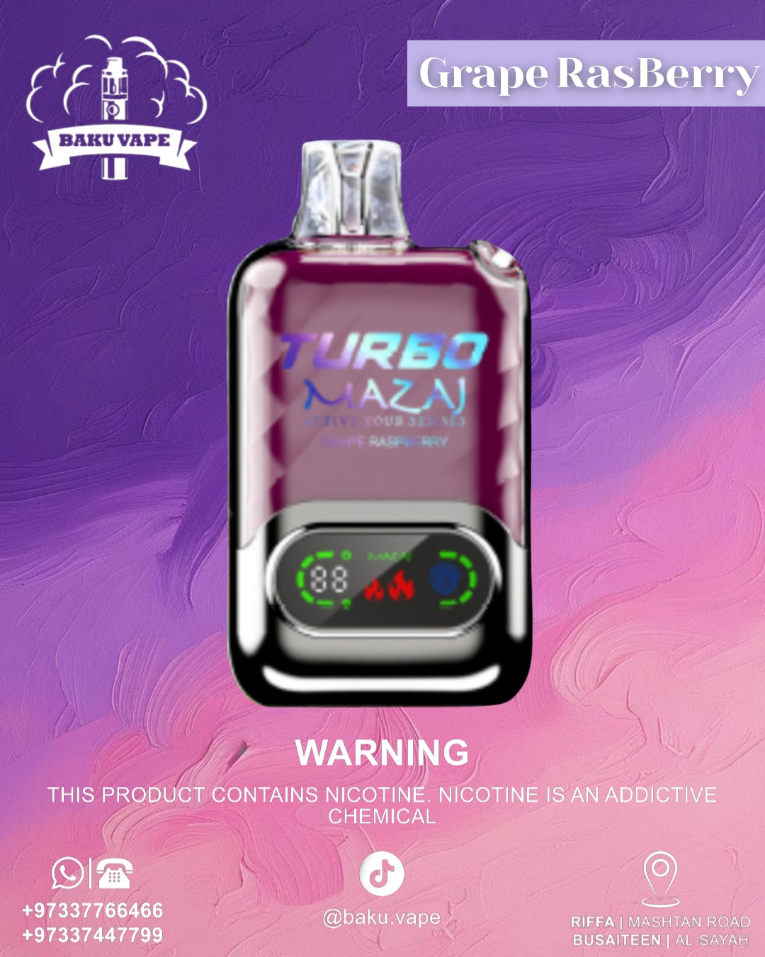 Mazaj Turbo 15000 Disposable Pod Device
