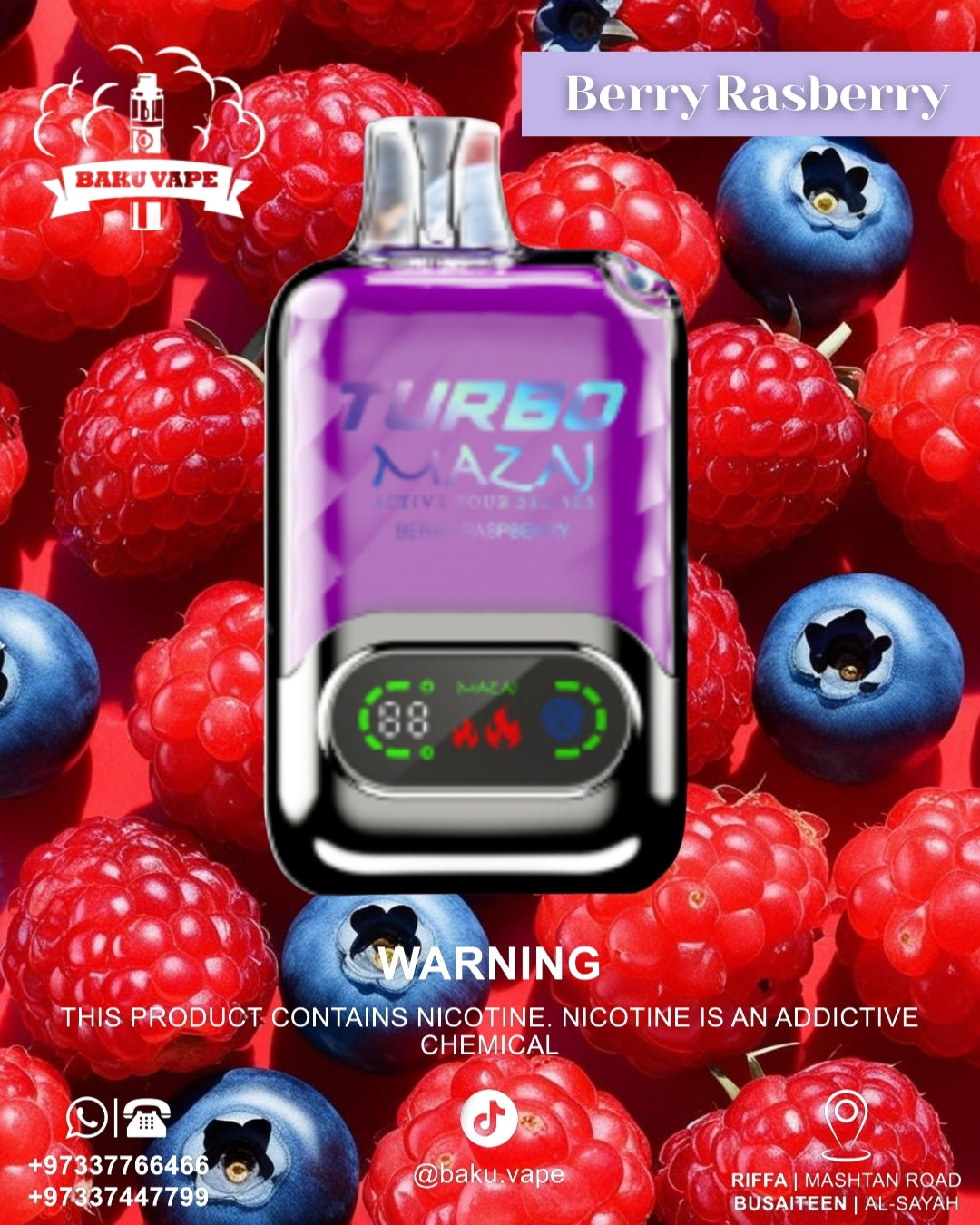 Mazaj Turbo 15000 Disposable Pod Device