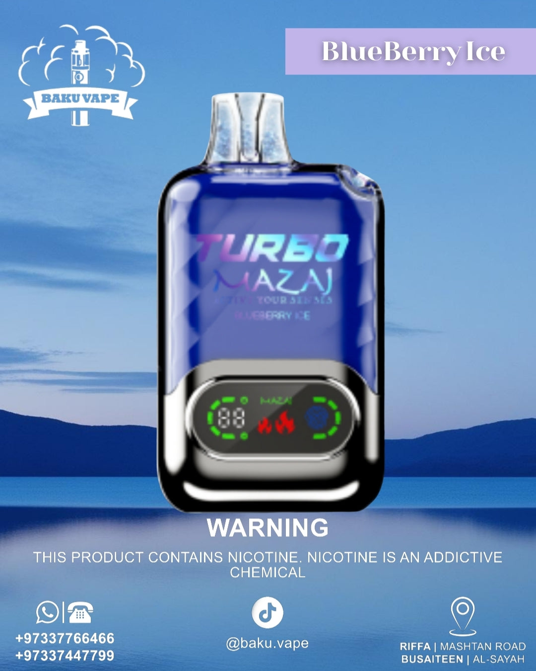 Mazaj Turbo 15000 Disposable Pod Device